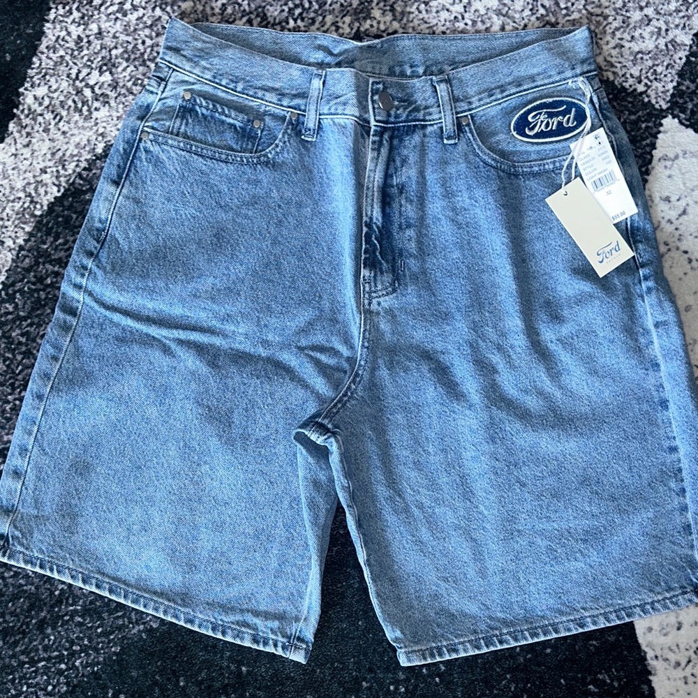 PacSun Men's Blue Jean Shorts